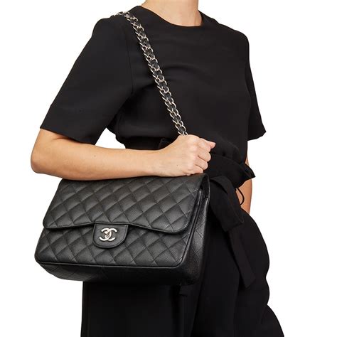 chanel large classic handbag price|chanel jumbo flap bag price.